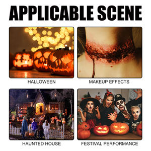 EELHOE SFX Kit d'accessoires de <span class=keywords><strong>maquillage</strong></span> de fête avec atmosphère effrayante et cicatrice - Product Image 2