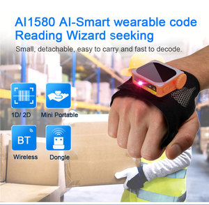 Anneau connecté Edoo avec lecteur de codes-barres 2D QR 5.0, gant de doigt pour Android et iOS, idéal pour l'inventaire, la logistique d'entrepôt, Ai1580 Z100 Ultra-Léger Android - Product Image 5