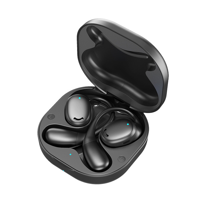 Sports Tws OWS Bone Conduction Headset Noise Cancelling EarHook for Running Open Ear Headphones Earbuds ANC Headphones