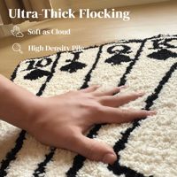 Tapis graphique streetwear style hip-hop, tapis moelleux antidérapant lavable en machine pour chambre, dortoir, ou man cave
