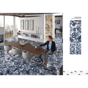 Vistaar Golden Portoro 600x1200mm Luxury Marble Look Glazed Porcelain Floor <b>Tiles</b> - Product Image 3