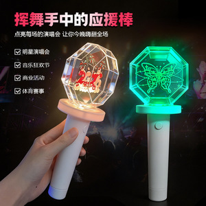 Glow <b>Stick</b> Cheer Props With Anime Design <b>Light</b> Up For Sports Events And Concerts - Product Image 2