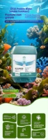 Engrais concentré de protéines de poisson hydrolysées enzymatiquement, soluble dans l'eau, pour application foliaire agricole, brun