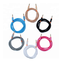 Câble Audio stéréo, 3.5MM, câble d'écouteurs, de téléphone, de voiture, MP4, casque, câbles AUX