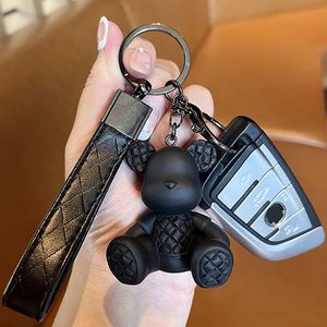 Bamboo Bear Keychain High-end Fashion Male Car Keychain Doll Exquisite Bag Ornaments Female Keychain Wholesale Christmas Gifts - Product Image 2