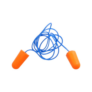 Tapones para los Oídos de Espuma, Juego de 2 Tapones con Cordón, SNR 31 dB - Product Image 1