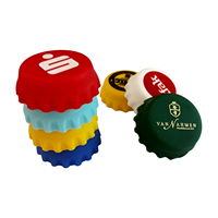 Bouchon de bouteille en silicone réutilisable personnalisé pour économiseur d'eau et de bière, certifié LFGB, imprimé sérigraphié, marque CHEERS, vente en gros