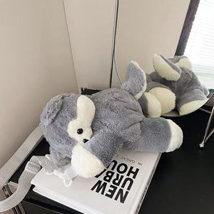 New Cartoon Calico Cat Crossbody <strong>Bag</strong> Cute <strong>Panda</strong> Plush Toy Versatile and Stylish Backpack - Product Image 5