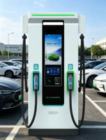 Chargeur rapide DC Type 2 380/415V Niveau 3 Borne de recharge pour véhicules électriques murale à usage commercial