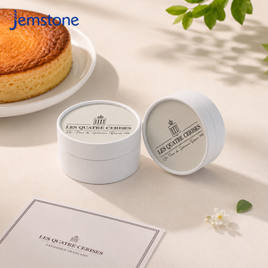 Custom Biodegradable Food Grade Biscuits Pastry Cylinder Packaging Box Oven Safe Kraft Cardboard Paper Tube Cake Box <b>Container</b> - Product Image 3