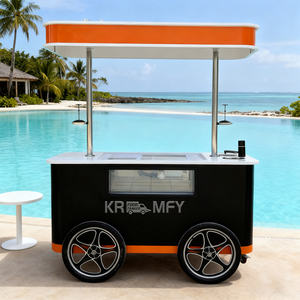 Chariot de vente ambulante de glaces et de snacks 2025, stand de marché, camion de nourriture, Europe, chariot de vente de sucettes glacées à vendre - Product Image 6