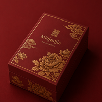 Nouvelle boîte de parfum personnalisée avec couvercle, boîte d'emballage rigide rouge pour parfum, avec logo en relief, design de boîtes de parfum