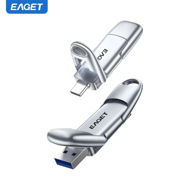 EAGET SU100-2 USB 3.2 Solid State Flash Drive 1000MB/s Thumb 512GB/1TB Memoria Stick 3.0 Zinc Alloy Pen Drive Flash Pendrive