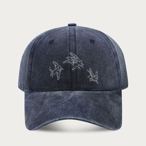 Custom Single-needle Embroidery Vintage Washed Fashion Baseball Cap Women Men Sunshade <b>Sunscreen</b> Sun Hat - Product Image 4