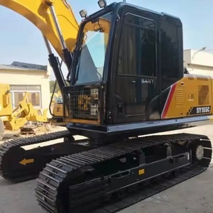 Cheap Price Good Original Used Sany Sy155C 15.5 Ton Crawler Hydraulic Excavator 2022 <b>Model</b> 0.55m Bucket <b>Engine</b> & Motor - Product Image 6