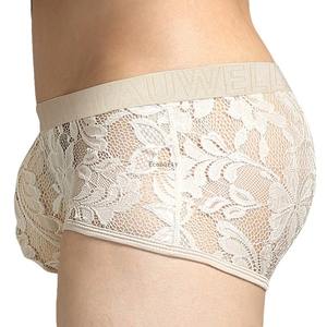 <span class=keywords><strong>Calzoncillos</strong></span> Boxer Sexys para <span class=keywords><strong>Hombre</strong></span>, de Encaje Transparente, Ropa Interior de Malla, <span class=keywords><strong>Calzoncillos</strong></span> <span class=keywords><strong>Transparentes</strong></span>, <span class=keywords><strong>Calzoncillos</strong></span> de Cintura Baja para <span class=keywords><strong>Hombre</strong></span> - Product Image 4