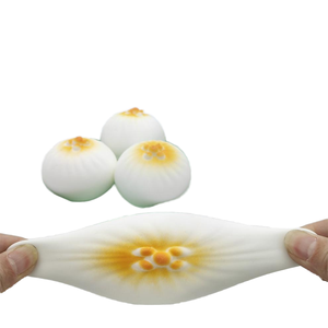 Juguetes Blandos Elásticos en Forma de Bollo, Duraderos, de Primera Calidad, Juguete Antiestrés de Oruga, de Goma TPR Suave, para Relajación de Niños y Adultos - Product Image 1