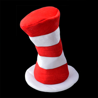 Elope Dr Seuss silindir şapka Bow beyaz eldivenler aksesuar