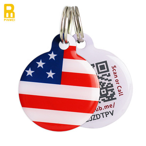 Etiquetas de código Qr para mascotas, identificación única, <span class=keywords><strong>Metal</strong></span>, Qr - Product Image 6
