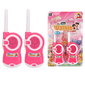 Walkie Talkie Interattivi Wireless per Bambini, Giocattoli Ecologici in Plastica per Esterni, Portatili e Telecomandati, Blu+Rosa - Product Image 1