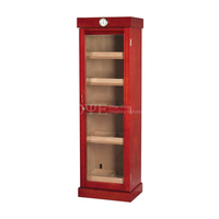 Vitrine de présentation pour magasin de tabac, meuble en bois de cèdre pour cigares, humidor avec éclairage LED pour salle à cigares
