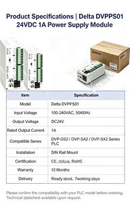 Original Delta DTC1000R DIN Rail PID Temperature <b>Controller</b> Relay Output 24VDC RS485 Modbus <b>Thermostat</b> Module - Product Image 4