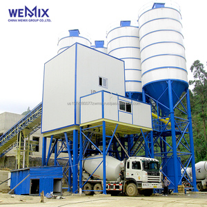 HZS120 Centrale à béton Centrale à béton stationnaire Centrale à béton prêt à l'emploi Mélangeur à béton à courroie - Product Image 1