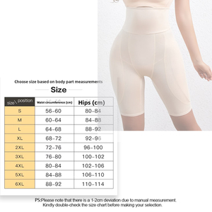 Shorty gainant taille haute rehausseur de hanches, très élastique, confortable, avec ourlet antidérapant, ajustement parfait, sous-vêtement sculptant pour <span class=keywords><strong>femme</strong></span> - Product Image 5
