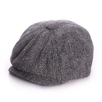 Venta al por mayor de nuevo diseño boinas francesas baratas niños niñas artista pintor sombreros Newsboy niños conductor sombrero