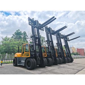 מלגזה דיזל 10 טון, מנוע Hifoune עם תקני CE, ISO ו-EPA, מלגזה דיזל בעלת 3 שלבים, תורן 4.5 מטר, לעבודה כבדה, למכירה - Product Image 3