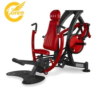 Machine de presse pectorale verticale professionnelle pour salle de sport, équipement de musculation pour pectoraux et deltoïdes antérieurs, à charge par plaques d'acier, durable