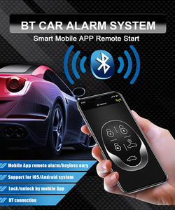 Nhảy mã điện thoại thông minh app điều khiển từ xa xe báo động BT Keyless nhập từ xa bắt đầu Hệ thống báo động xe - Product Image 2
