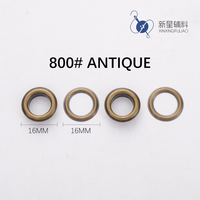 800 #   Œillets métalliques personnalisés en laiton sans nickel, style antique, pour chaussures et vêtements, 16 mm
