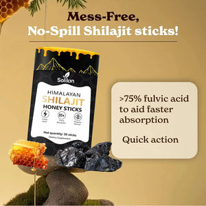 सोलिलन हलाल शाकाहारी शिलजीत भगवा गुम्मस 30 स्टिक/बोतल कार्बनिक केसर प्रतिरक्षा समर्थन ऊर्जा हर्बल पूरक - Product Image 4