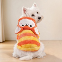 Tenue pour animaux de compagnie, costumes de Noël pour chiens, sweat à capuche chaud en polaire pour animaux de compagnie, design girafe, abeille, bonhomme de neige, manteau pour chiots de petite taille, vente en gros