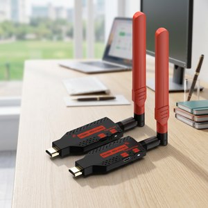 Émetteur-récepteur vidéo sans fil 58G 1080P 150M en métal, compatible avec les modèles exclusifs, adaptateur dongle pour partage d'appareil photo, ordinateur portable et <span class=keywords><strong>TV</strong></span> - Product Image 1