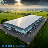 Edificio de Almacenamiento de Estructura de Acero Prefabricada, Ofrece un Espacio de Almacenamiento Seguro y Ecológico, Diseño Flexible, Certificación CE