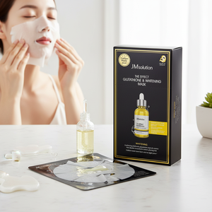 JM Solution 10 Sheets Glutathione Whitening Facial Mask Effective Solution for Brightening Your Skin - Product Image 3