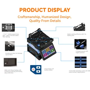 FFS-90S 8S Handheld Fiber Optische Fusie Splicing Machine Voor Fttx Netwerk Fttx