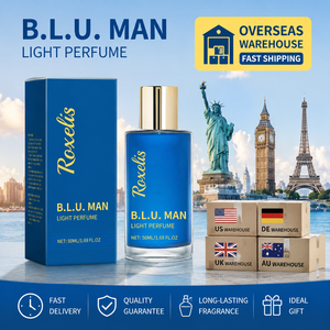 Profumo Spray Acquatico Legnoso Blu da Uomo 50ml, Fragranza Maschile Fresca e Duratura, Consegna Rapida in 3-5 Giorni dal Magazzino Estero, Idea Regalo - Product Image 1