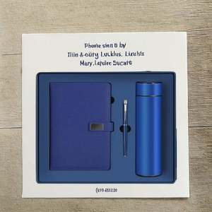 Customized Business Office Wholesale Promotional Luxury Graduation Novelty <b>Gift</b> Items A5 Paper Letterpress Printed <b>Gift</b> <b>Set</b> - Product Image 3