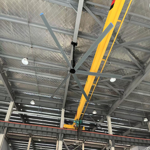 24 <span class=keywords><strong>ft</strong></span> 7.3 m Hvls tavan vantilatörü büyük <span class=keywords><strong>fan</strong></span> ticari fanlar büyük fabrika depo çiftlikleri için özelleştirilmiş - Product Image 2