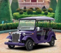 Voiturette de golf électrique vintage classique DZY personnalisée, 14 places, qualité supérieure, alternateur métallique 4000W 72V, vente en gros