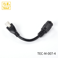 Großhandel OEM Mini-Fit 6-Pin Molex-Stecker 18AWG 5C Schwarz Kupfer DIN 5P DC-Stromkabel PVC-Isolierung TEC-M-007 12V/5A