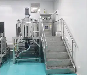 तरल डिटर्जेंट संयंत्र तरल साबुन धोने मिश्रण मशीन मिश्रण टैंक कॉस्मेटिक उत्पादन उपकरण डिटर्जेंट उत्पादन संयंत्र