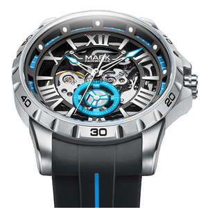 Reloj Mecánico de Lujo Deportivo para Hombre Mark Fairwhale, Caja de Acero Inoxidable, Cristal de <span class=keywords><strong>Zafiro</strong></span>, Puntero, Cronógrafo Automático, Luminoso - Product Image 1