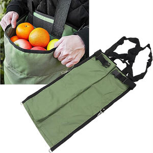 Free sample <b>Gardening</b> <b>Apron</b> Canvas <b>Garden</b> <b>Aprons</b> Harvesting Pouch with Quick Release Pocket <b>Garden</b> Picking Bag - Product Image 2