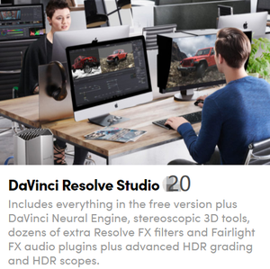 Descarga de DaVinci One Drive, Edición Profesional, Efectos de Color y Postproducción de Audio, DaVinci Resolve Studio Versión 20 para Windows - Product Image 5