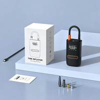 Wireless Digital 19mm 150psi Tire Inflator with Tire Pressure Monitor 4000mAh ABS Electric Air Compressor Pump Portable