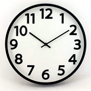 14 Inch Simple Style <b>Wall</b> <b>Clock</b> Battery Operate Plastic Round Quartz Custom <b>Decorate</b> Modern <b>Wall</b> <b>Clocks</b> for Sale - Product Image 1